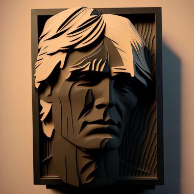 3D model Andy Warhol (STL)